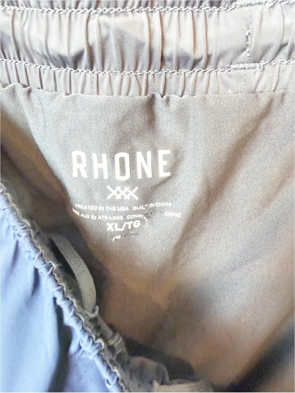 Rhone | Men's Navy Blue Lined Athletic Training Shorts